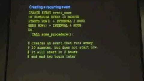 Using the Event Scheduler: The Friendly Behind-the-Scenes Helper