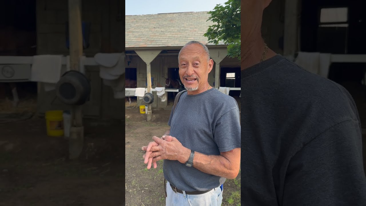 Horseman Carlos Melendez on jockey Eddie Belmonte