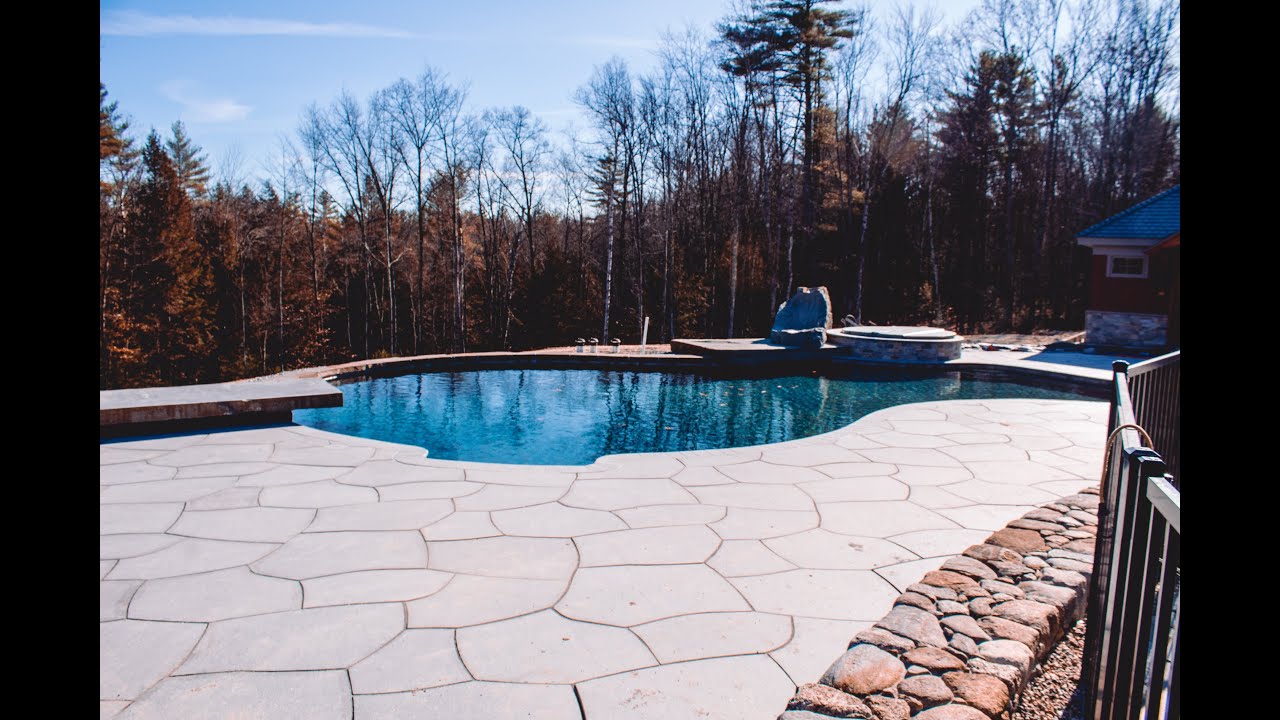 Hopkinton New Hampshire Pool Project by SSG Pools YouTube