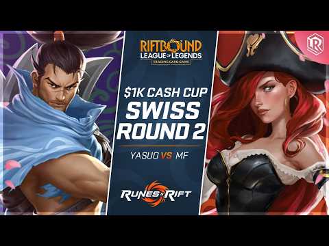 $1K Riftbound Cash Cup - Yasuo vs Miss Fortune - Round 2 | Spiritforged