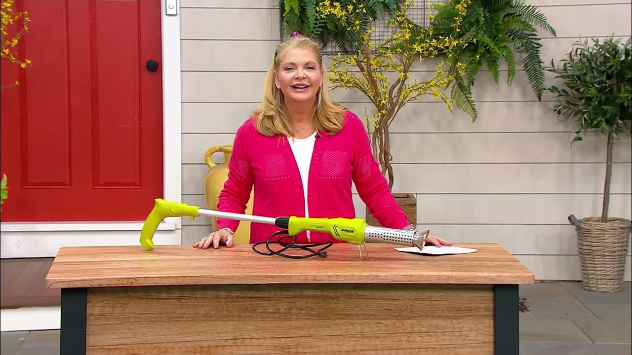 Sun Joe 1500W Electric Weed Burner w/ Additional 1 yr. Warranty on QVC