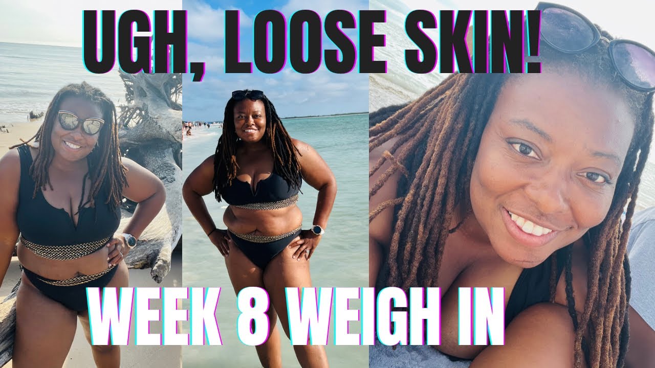 Weekly weigh in loose skin 100 pound weight loss journey youtube