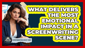 What Delivers The Most Emotional Impact In A Screenwriting Scene? - Screenwriter