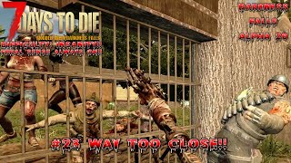 Darkness Falls A20 | Insane Wandering Horde Came Out Of Nowhere! | 7 Days to Die s5 ep23 | Alpha 20