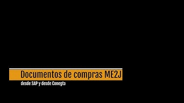 Documentos de Compra ME2J