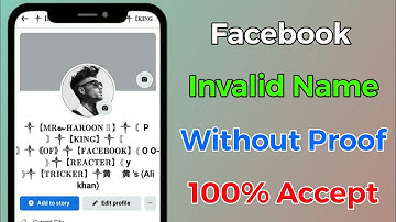 How to make invalid name facebook account 2021 | how to make invalid name id on facebook
