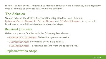 Transform an Uncompressed File into Zipped Bytes in Java