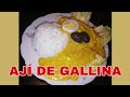 ají de gallina  (hecho con pollo a mí estilo)🇵🇪