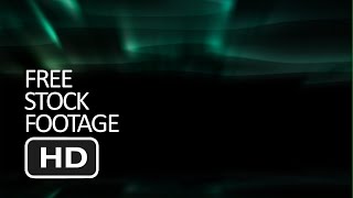 Free Stock Footage - Animated Aurora Black Background