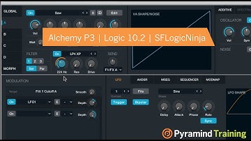 Alchemy Synth in Logic 10.2 | Modulation | SFLogicNinja