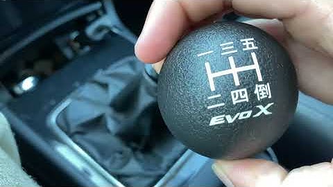Evo x JDM weighted shifter knob install