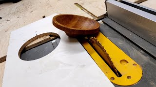 Kuinka tehdä kulho pöytäsahalla / How to Make a Bowl with Table Saw