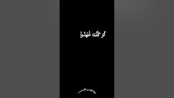 كروما سوداء سورة البقرة من الآية ٩٢-١٠٥#الشيخ_فارس_عباد