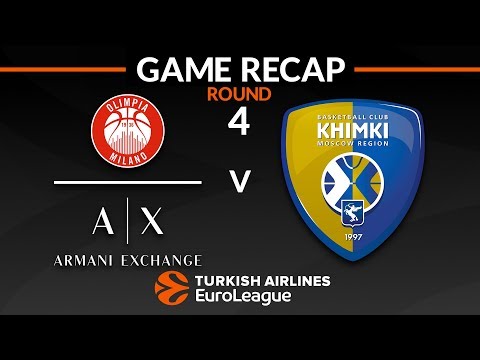 Highlights: AX Armani Exchange Olimpia Milan - Khimki Moscow region