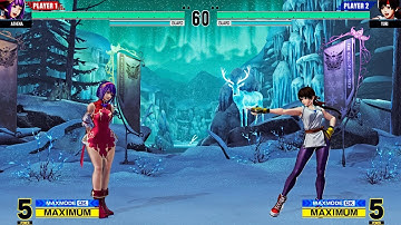 The King of Fighters XV - ATHENA VS YURI (HARDEST AI)