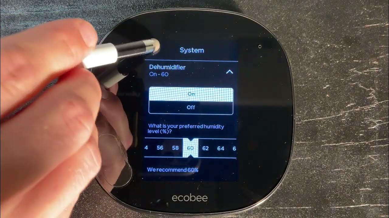 Ecobee Seasonal Settings YouTube