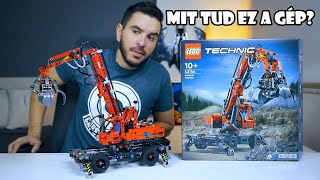 A levegővel működő LEGO szett! || LEGO Technic 42144 Anyagrakodó