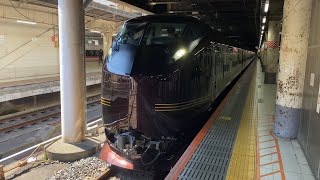 E655系なごみ編成【びゅう主催ツアー 『なごみ(和)』日光行き団体臨時列車】ミュージックホーン鳴らして上野駅15番線発車シーン(9021M) 2026.5/2