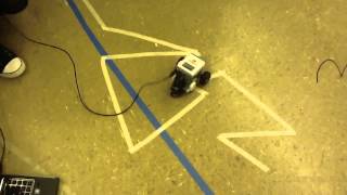 NXT robot obstacle course Part 1 (no sensors)