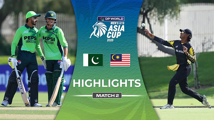 Match 2 | Pakistan U19 vs Malaysia U19 | Highlights | DP World Men's U19 Asia Cup 2025