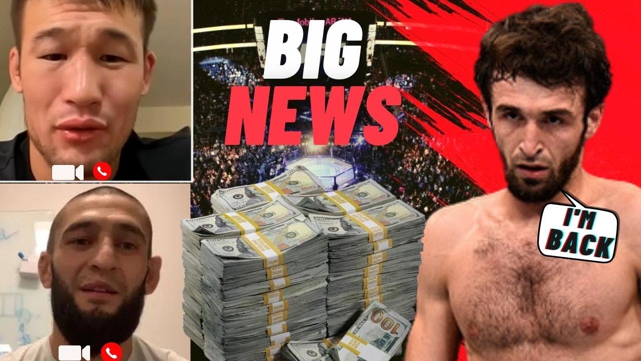 BREAKING NEWS 'Khamzat Chimaev vs Shavkat Rakhmanov Big Fight' Zabit Magomedsharipov Is Back
