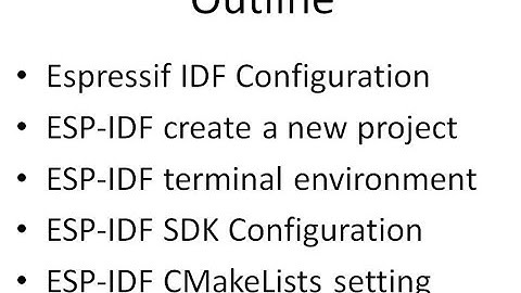 ESP32 ESP-IDF (Espressif) 在 Visual Studio Code 開發環境下如何操作的教學