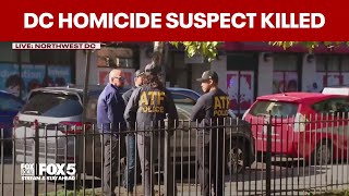 DC homicide suspect killed in shootout with fugitive task force