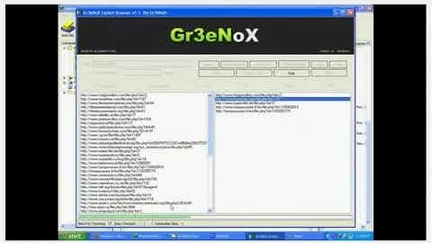 Gr3eNoX Exploit Scanner V1 1 2nd Video