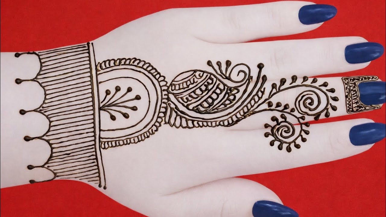 Most beautiful back hand mehndi design ✨💫||tranding back hand mehndi design 2026🥰🔥#henna #mehandi