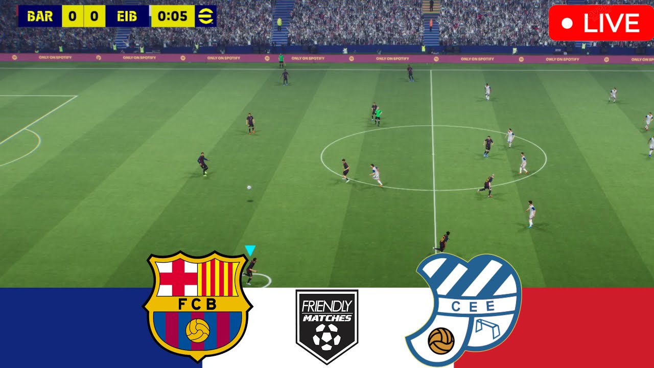 🔴LIVE : Barcelona vs CE Europa | Friendly Match 2026 | Pes 26 Gameplay Simulation