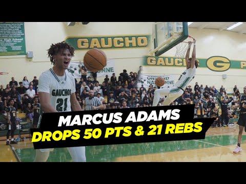 Marcus Adams Goes CRAZY! Drops 50 Pts