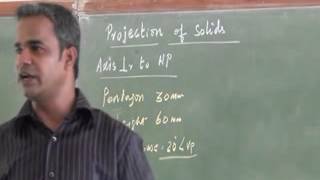 Engineering Graphics   Projection of Solids