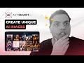 Artsmart ai tutorial  review  ai art generator 2023