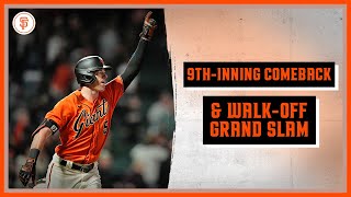 SF Giants 9th-Inning Comeback | Mike Yastrzemski's Walk-Off Grand Slam vs Milwaukee Brewers