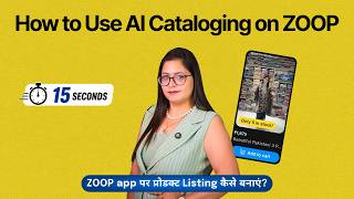 How to Use AI Cataloging on ZOOP | Zero to Hero Live Seller