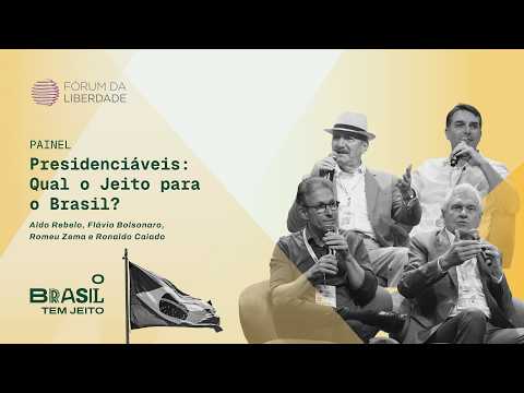 Presidenciáveis: Aldo Rebelo, Flávio Bolsonaro, Romeu Zema e Ronaldo Caiado |Fórum da Liberdade 2026