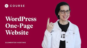 How To Build a One-Page WordPress Website With Elementor Hosting