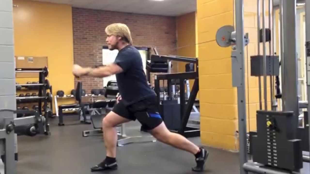 Single Arm Cable Press YouTube