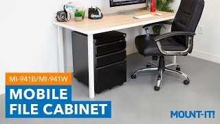 Mobile File Cabinet with 3 Drawers | MI-941