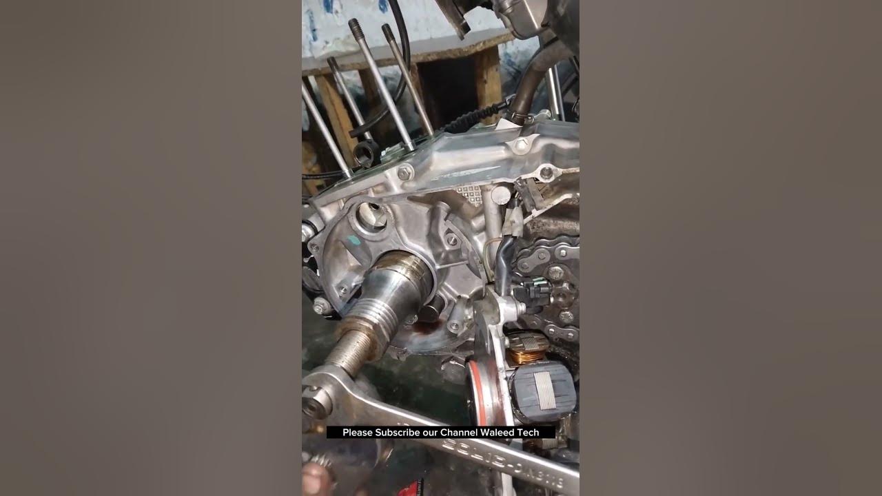 How to use cam puller 125 ll how to install cam gear fitting 125 ll