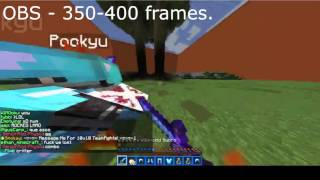 Minecraft different Recording software(s) test