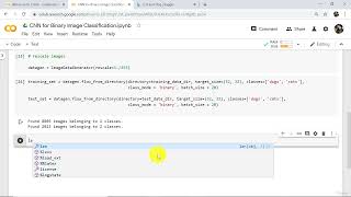 78   Binary Image Classification Step 4
