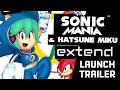Sonic Mania and Hatsune Miku: extend - LAUNCH TRAILER