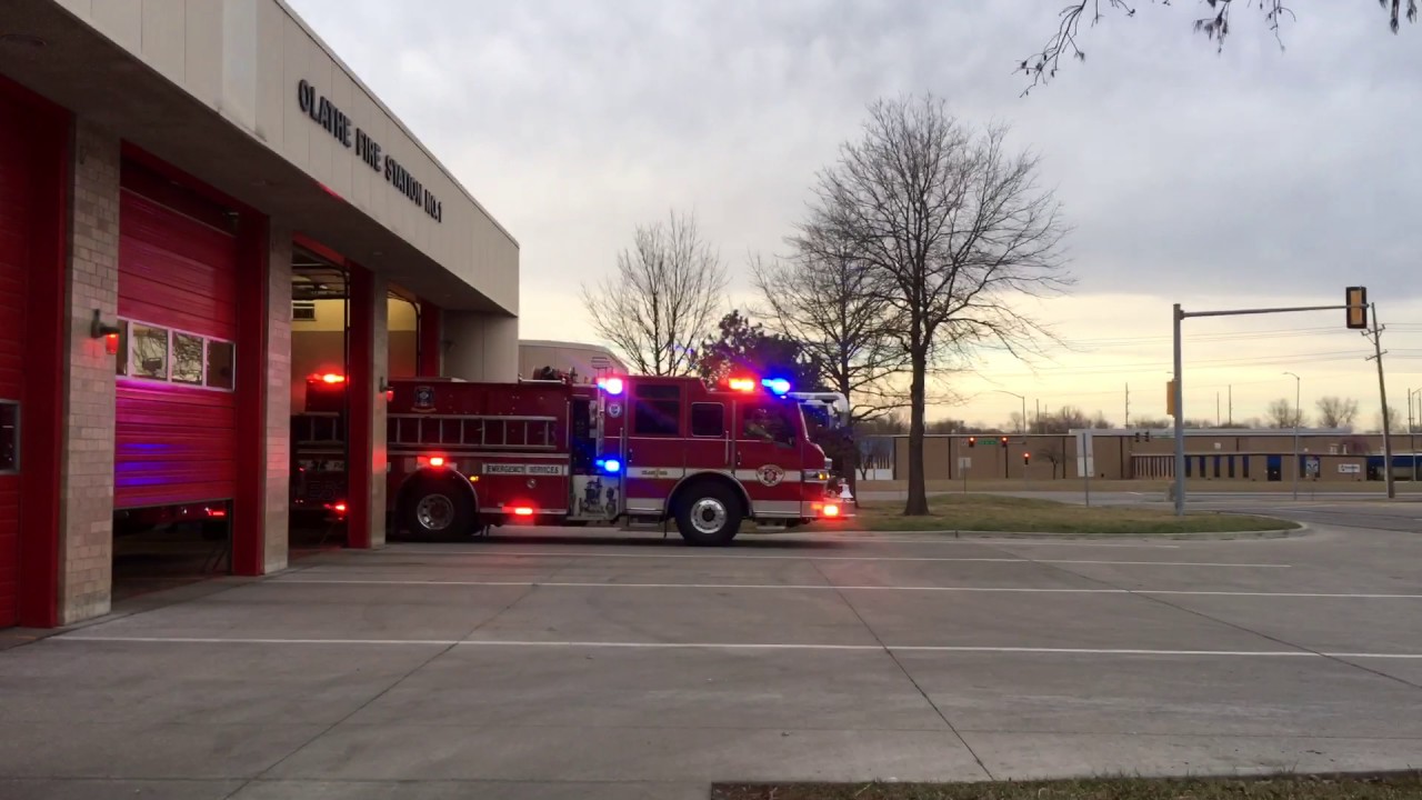 Olathe Ks fire station 1 responding YouTube