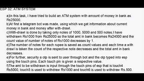 ATM system using ESP32 amd telegram bot