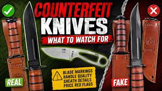 Counterfeit Knives EXPOSED! How to Spot Fake KA-BAR & ESEE Knives Before You Buy