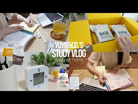 Study vlog / studying at home for 10 hours📚  / 1 week until the exam / what I eat in a day