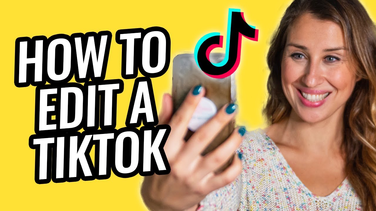 How To Edit A Tiktok Video Tiktok Editing Tutorial Youtube