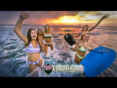 [VR180] NONSTOP HOTNESS IN SUNNY GOLDEN HOUR SUMMER VIBES| NEVER ENDING FUN AT THE BEACH AUGUST