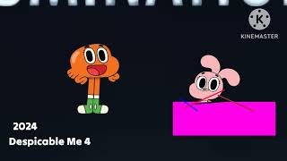 Illumination Despicable Me 4 2024 The Amazing World of Gumball Variant
